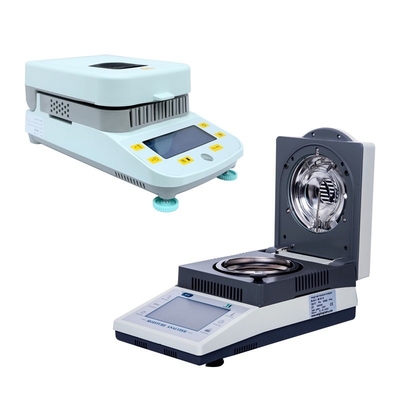 Medidor infravermelho rápido 110g 0.001g da umidade do laboratório médico da luz do halogênio do alimento