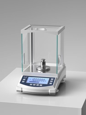 Calibração interna totalmente automático externo do equilíbrio analítico da escola da força eletromagnética do tela táctil de 5 polegadas