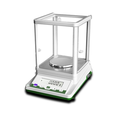 Laboratório do equilíbrio analítico da precisão do ouro de Digitas que pesa a escala eletrônica