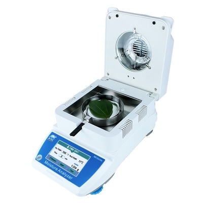 Analisador da umidade do halogênio do equilíbrio 110g 0.001g da escala de laboratório para o alimento